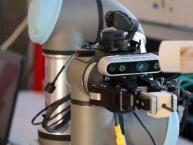 Arm des Roboters